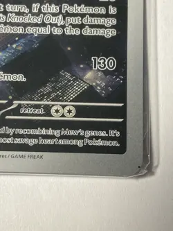 Misaligned and Miscut Mewtwo Black Star Promo Pokemon Card Sealed From 151 UPC - Image 5
