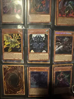PRISMATIC SECRET RARE Egyptian God Cards Obelisk+Slifer+Ra Set TN19-EN009 Yugioh - Image 1
