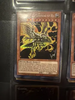 PRISMATIC SECRET RARE Egyptian God Cards Obelisk+Slifer+Ra Set TN19-EN009 Yugioh - Image 2