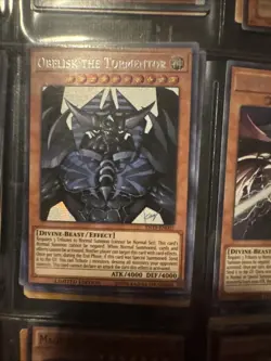 PRISMATIC SECRET RARE Egyptian God Cards Obelisk+Slifer+Ra Set TN19-EN009 Yugioh - Image 3