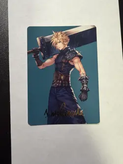 Cloud, Ex-SOLDIER 50/53 Gold Stamped Signature MTG Final Fantasy Art Series 7 - Image 1