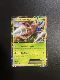 Pokemon Beedrill EX XY Black Star Promos Holo Card XY157 NM - Image 1