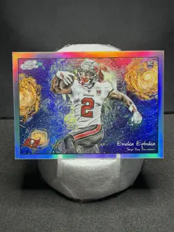 2025 Topps Cosmic Chrome Stars In The Night Refractor Emeka Egbuka STN-8 - Image 1