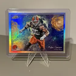 Topps Cosmic Chrome Myles Garrett Stars in the Night STN-23 Browns 2025 - Image 1