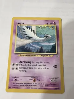 Pokemon TCG Lugia Neo Revelation Card 2000 Unlimited Rare, Card 20/64 - Image 1