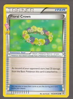 Floral Crown RC26/RC32 Generations Radiant Collection Pokemon Card NM 2016 - Image 1