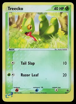Pokemon Card - Treecko Nintendo Black Star Promos 003 Reverse Holo - Image 1