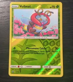 Pokemon Celestial Storm Volbeat Reverse Holo Uncommon Card 17/168 LP - Image 1