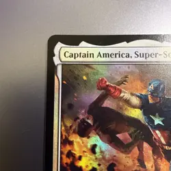 1x Captain America, Super-Soldier - Foil MTG - Marvel Super Heroes - NM-Mint - Image 2