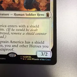 1x Captain America, Super-Soldier - Foil MTG - Marvel Super Heroes - NM-Mint - Image 4