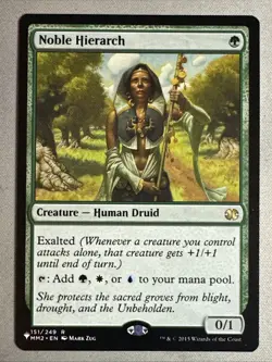 MTG / Noble Hierarch / LIST / #151 / Regular / Rare / NM - Image 1