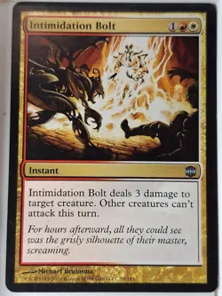 Intimidation Bolt - Alara Reborn - Magic the Gathering MTG Nice! - Image 1