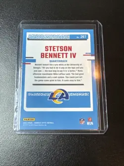 2023 Panini Donruss Optic - Rated Rookie Stetson Bennett #267 Holo Prizm (RC) - Image 2