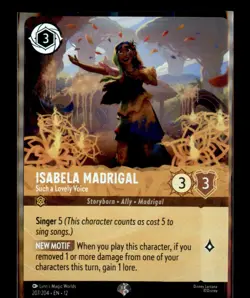 Isabela Madrigal - Such a Lovely Voice (Epic) Holo Epic Wilds Unknown 207/204 NM - Image 1