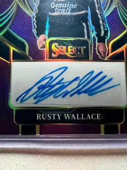 2026 NASCAR Panini Select RUSTY WALLACE Legendary Signatures Auto SP /49 #LS-RWC - Image 4