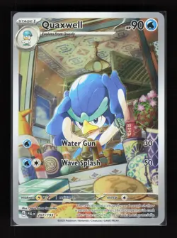 Quaxwell Holo Illustration Rare SV02: Paldea Evolved 207/193 NM - Image 1