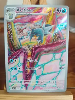 Pokemon Card Arctibax 209/193 Paldea Evolved Illustration Rare NM - Image 1