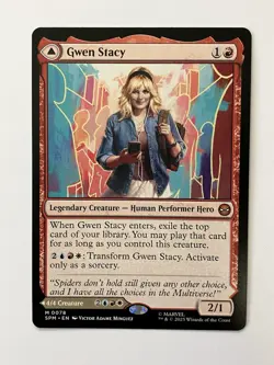 MTG Gwen Stacy (0078) *Non-Foil* Base Mythic Spider-Man SPM NM/MT - Image 1