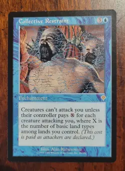 Collective Restraint x1 MTG Invasion Magic Moderate Play MP English - Image 1
