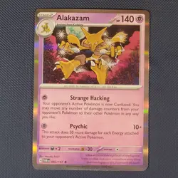 Alakazam 082/167 - Twilight Masquerade - Rare Holo Pokemon Card - NM - Image 1
