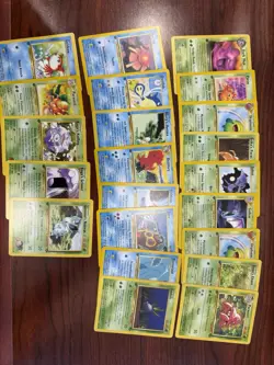 Lot of 1st edition Pokemon cards all pictured excluding the Jynx - Image 2