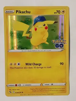 POKEMON PIKACHU HOLO CARD 028/078 LIGHT PLAY 2022 - Image 1