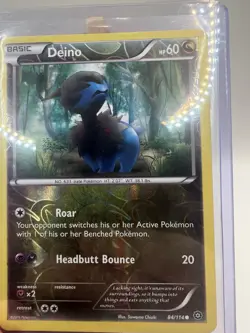 Pokemon TCG Card Deino 84/114 Reverse Holo XY Steam Siege - Image 4