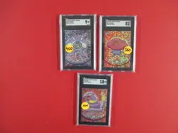 3 diff. 2000 Topps Pokemon Sparkle SGC graded cards - Image 1
