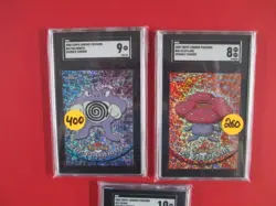 3 diff. 2000 Topps Pokemon Sparkle SGC graded cards - Image 2