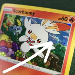 WHOLE SWIRL 🌀💫 Scorbunny SWSH071 Cosmos Promo Holo 2020 Pokemon Card - Image 1
