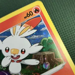 WHOLE SWIRL 🌀💫 Scorbunny SWSH071 Cosmos Promo Holo 2020 Pokemon Card - Image 2
