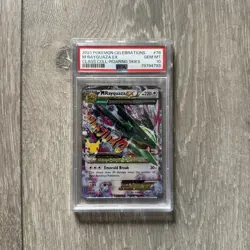 PSA 10 M Rayquaza EX Celebrations Classic Coll 76/108 Holo Pokemon Card 2021 - Image 1