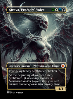 Atraxa, Praetors' Voice - High Quality Altered Art Custom Cards - Image 1