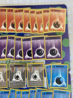 Pokemon 1999-2000 Energy Trading Card Lot (125) Rare/Vintage NM/LP TCG Fast Ship - Image 3