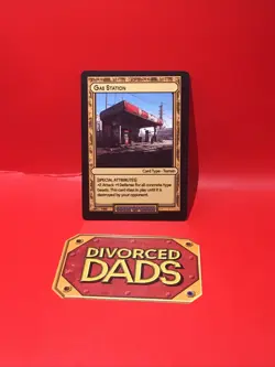 Divorced Dads Court of Chaos - Gas Station- Terrain Card - Image 1