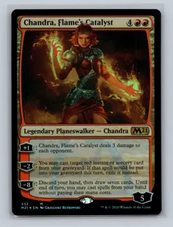 Chandra, Flame's Catalyst Core Set 2021 Foil LP-NM - Image 1
