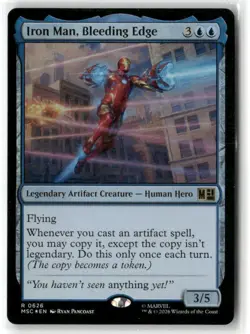 Iron Man, Bleeding Edge 626 Commander: Marvel Super Heroes Magic: Foil NM - Image 1