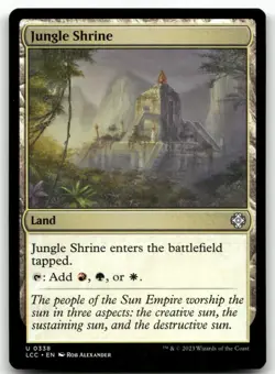 Jungle Shrine #338 (NM) Lost Caverns of Ixalan LCC Magic MTG - Image 1