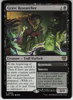 MTG Grave Researcher NM Secrets of Strixhaven Magic 85 - Image 1