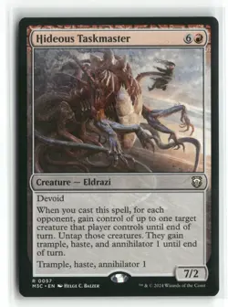 Hideous Taskmaster 0057 Commander: Modern Horizons 3 M3C MTG Magic - Image 1