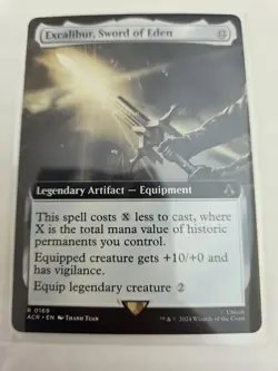 mtg, Excalibur, Sword of Eden (Extended Art) Assassin's Creed regular NM - Image 1