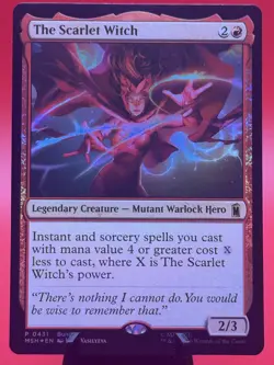 The Scarlet Witch Mutant Warlock Hero Promo Foil Magic The Gathering MTG TCG CCG - Image 1