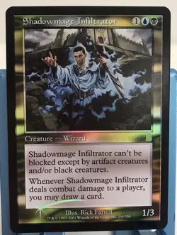 Magic the Gathering Shadowmage Infiltrator FOIL Odyssey Finkel MTG LP Light Play - Image 1