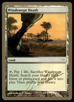2004 MTG World Championship Windswept Heath Land Julien Nuijten - NM - Image 1