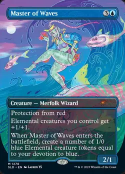 [MTG] Master of Waves (Showcase) (1278) (SLD) NM - Image 1