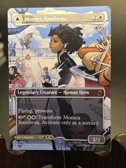 Monica Rambeau (Borderless) (0345) Marvel Super Heroes MTG Regular Near Mint - Image 1