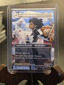 Monica Rambeau (Borderless) (0345) Marvel Super Heroes MTG Regular Near Mint - Image 3