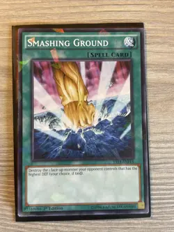 YUGIOH TCG SMASHING GROUND YS15-ENL15 SHATTERFOIL 1ST EDITION - Image 1