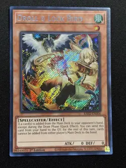Droll & Lock Bird (Alternate Art) (Secret Rare) RA02-EN006 25th II Yu-Gi-Oh - Image 1