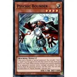Psychic Bounder Yu-Gi-Oh! LED7-EN032 1st Super Rare - Image 1